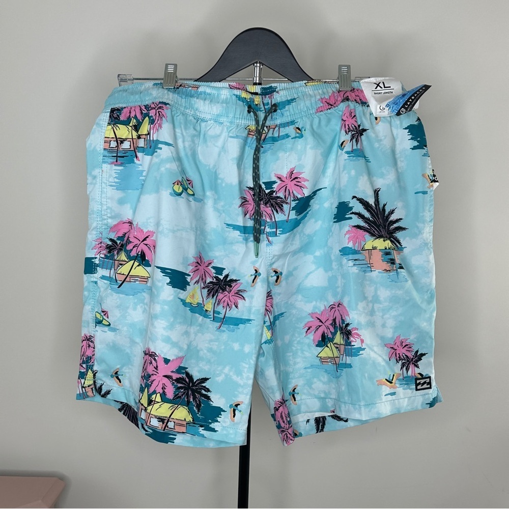 NWT Billabong Tropical Print Men's Swim Shorts XL